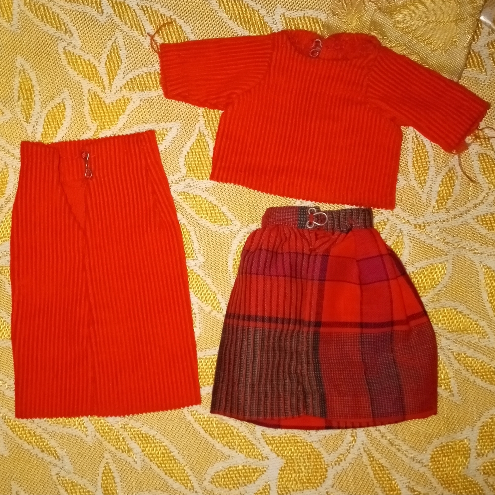 Vintage Fashion Doll Clothes Lot